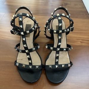 Valentino Rockstud Sandal Heels